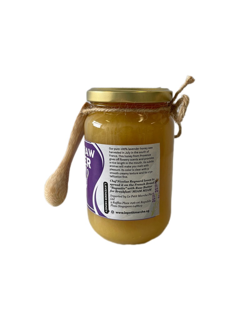 Provenance Raw Lavender Honey 500g (Back)