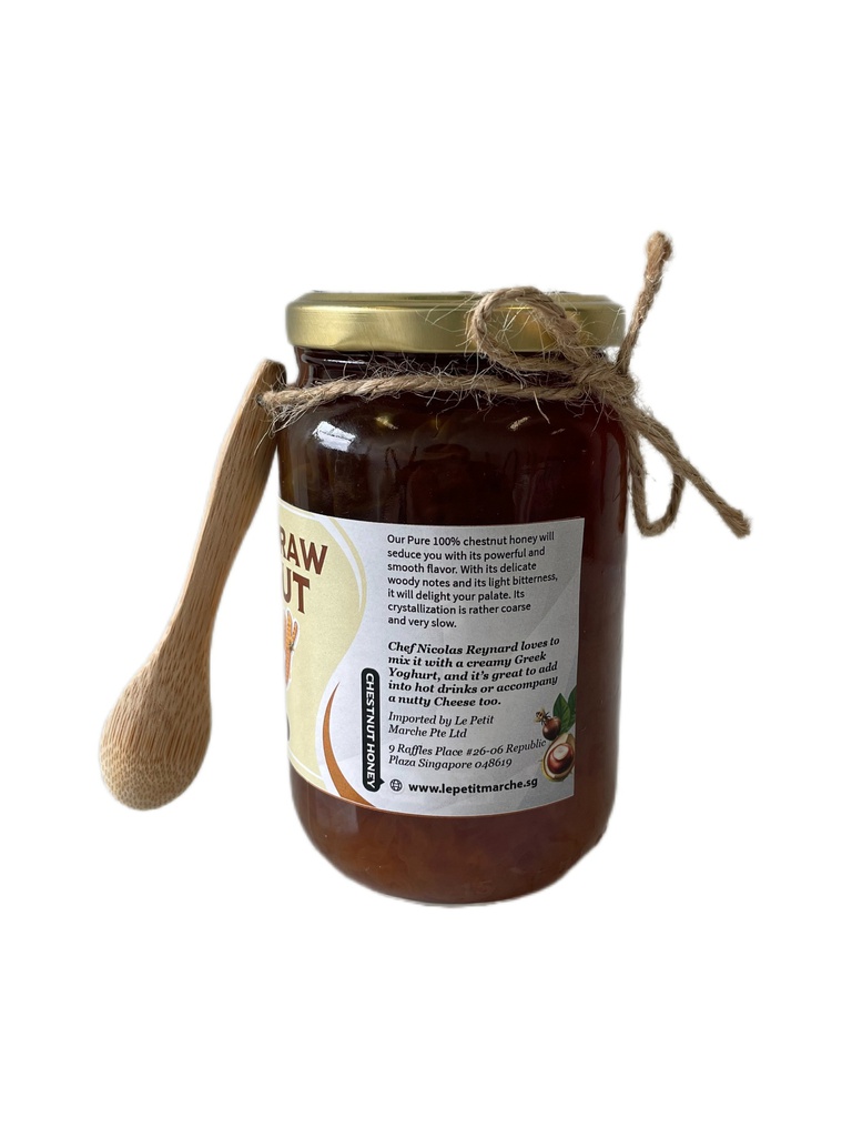 Provenance Raw Chestnut Honey 500g Back