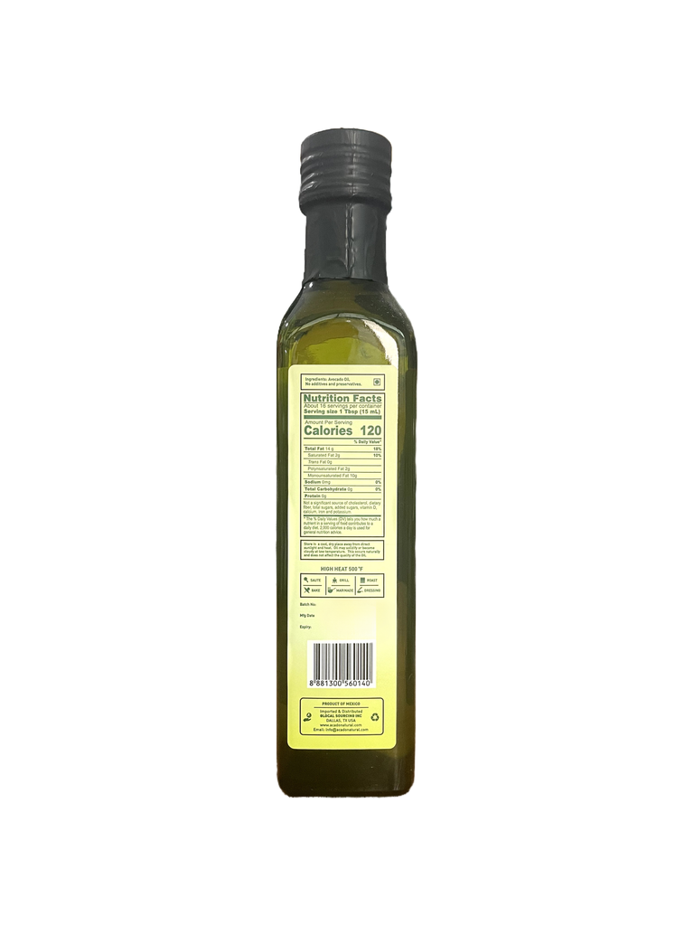 Acado 100 - Percent Pure Avocado Oil Neutral