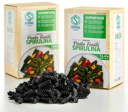 Premium Pasta FUSILLI Spirulina – 13.4% Protein 500G